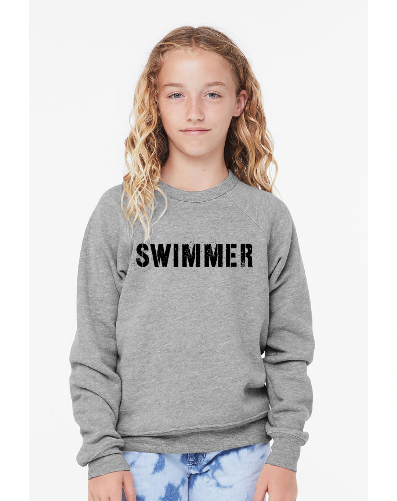 Swimmer Youth Fleece Crew Neck
