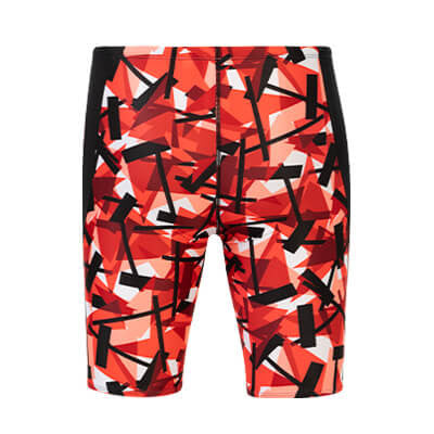 Dolfin Reliance Men's Razor Red Color Block Jammer