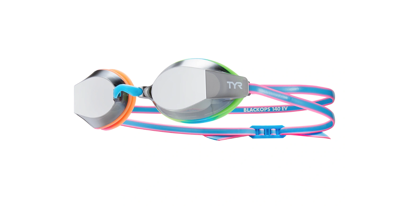 TYR YOUTH BLACK OPS 140 EV MIRRORED RACING GOGGLES