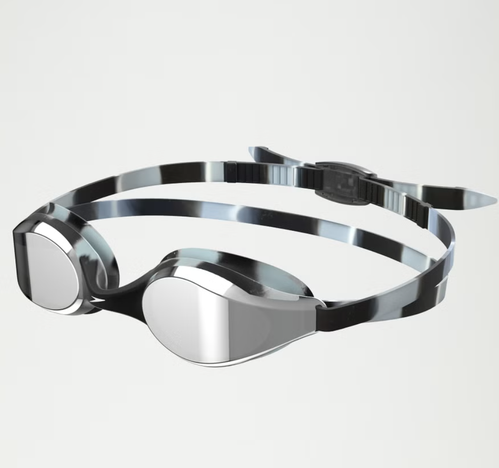 speedo competition goggles SPEEDO Junior Hyper Flyer Mirrored Goggles Silver – Endurance Aquatics
