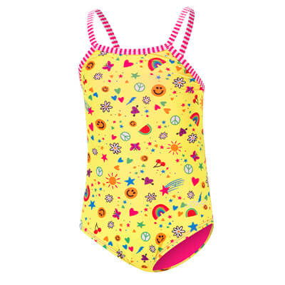Little Dolfin Uglies Girls Smile One Piece Swimsuit