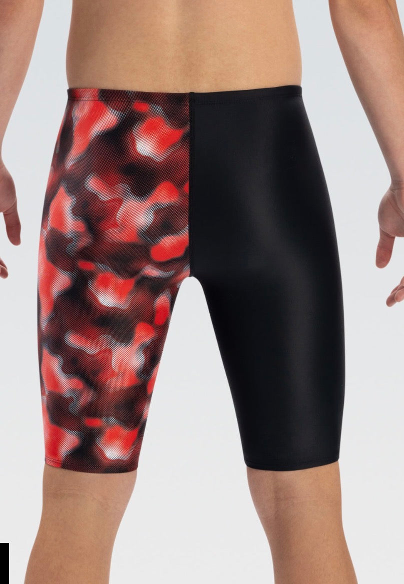 DOLFIN XtraSleek Men's Magma Red Asymmetrical Jammer