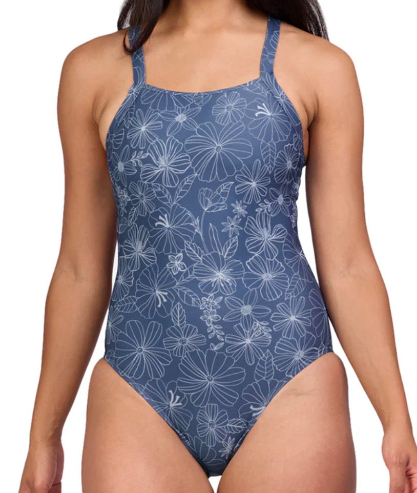 JOLYN BRANDON 2 SWIM ONESIE *PRINT*