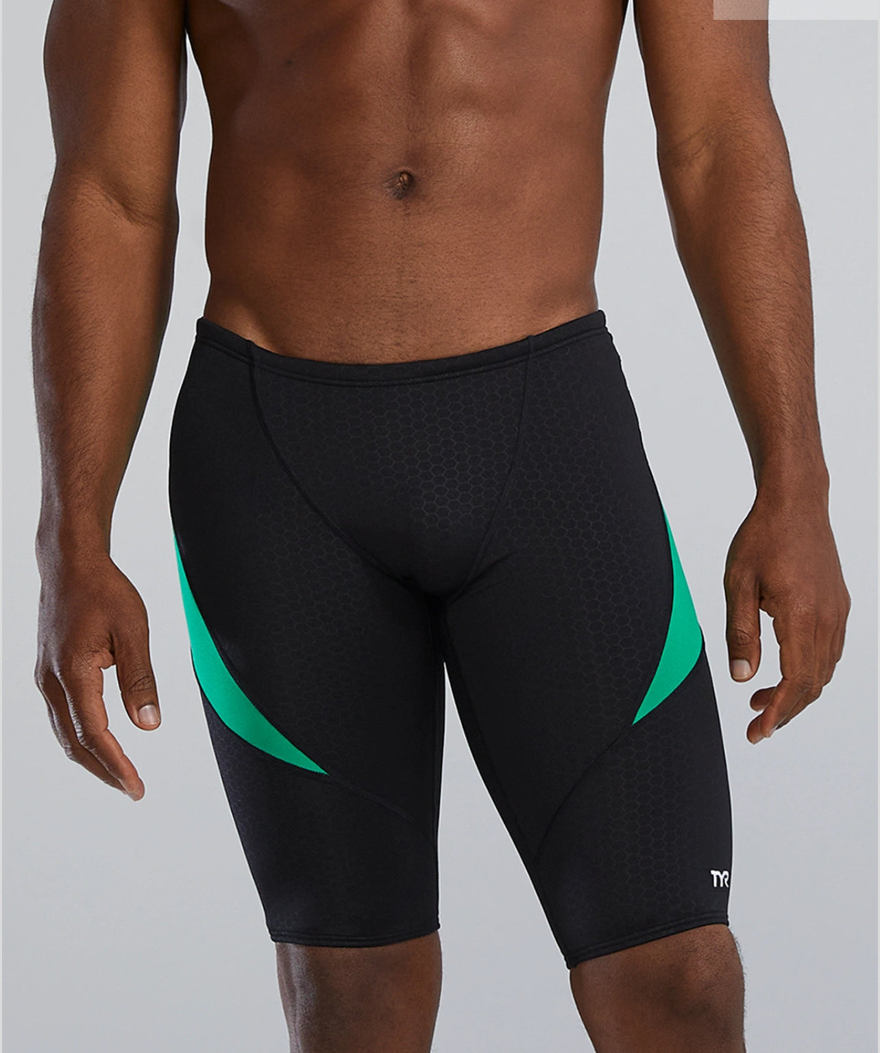 TYR DURAFAST ELITE MEN'S CURVE SPLICE JAMMER SWIMSUIT - HEXA