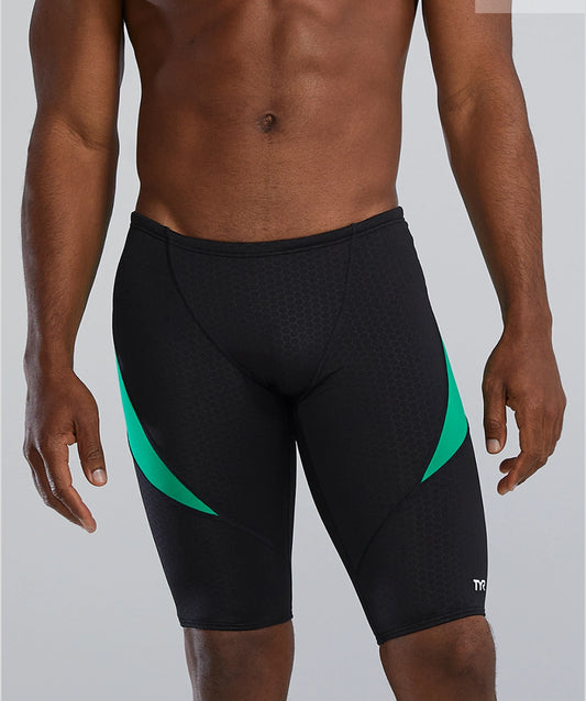 TYR DURAFAST ELITE MEN'S CURVE SPLICE JAMMER SWIMSUIT - HEXA