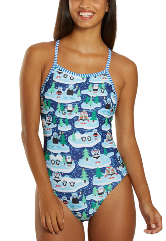 Dolfin Uglies Yeti Plunge V-Back One Piece