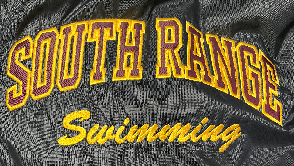 SOUTH RANGE HS SUIT/GEAR LOGO