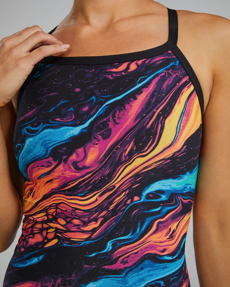 TYR Women's Durafast Elite Diamondfit Swimsuit - Magmata