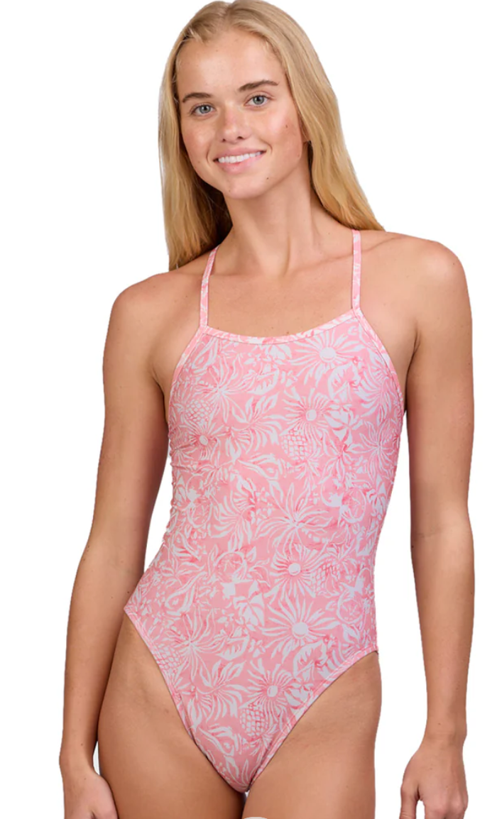 JOLYN BRANDON 2 SWIM ONESIE *PRINT*