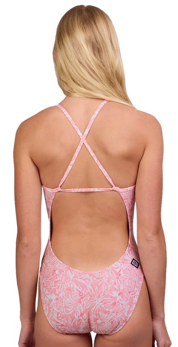 JOLYN BRANDON 2 SWIM ONESIE *PRINT*