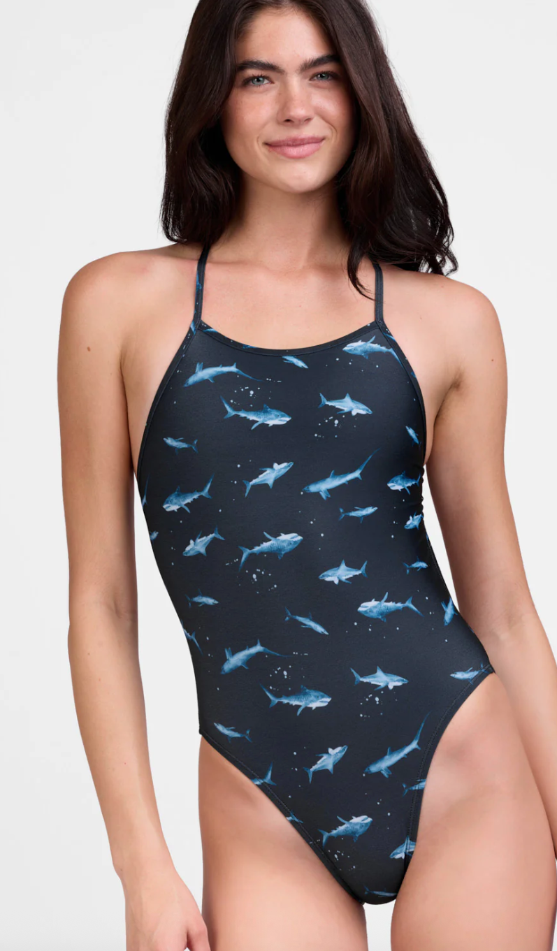 JOLYN BRANDON 2 SWIM ONESIE *PRINT*