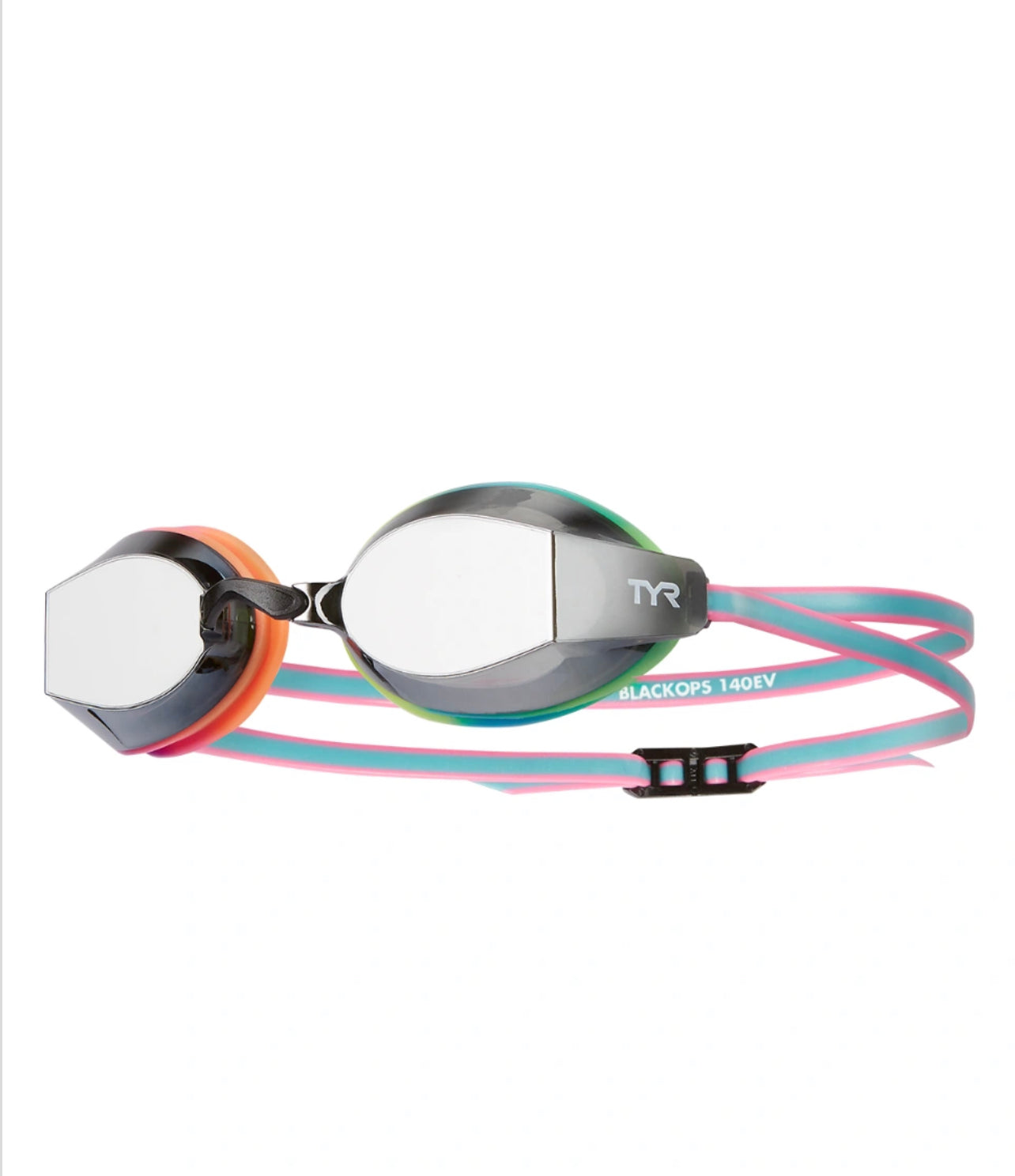 TYR ADULT BLACK 0PS 140 EV Mirrored Racing Goggles